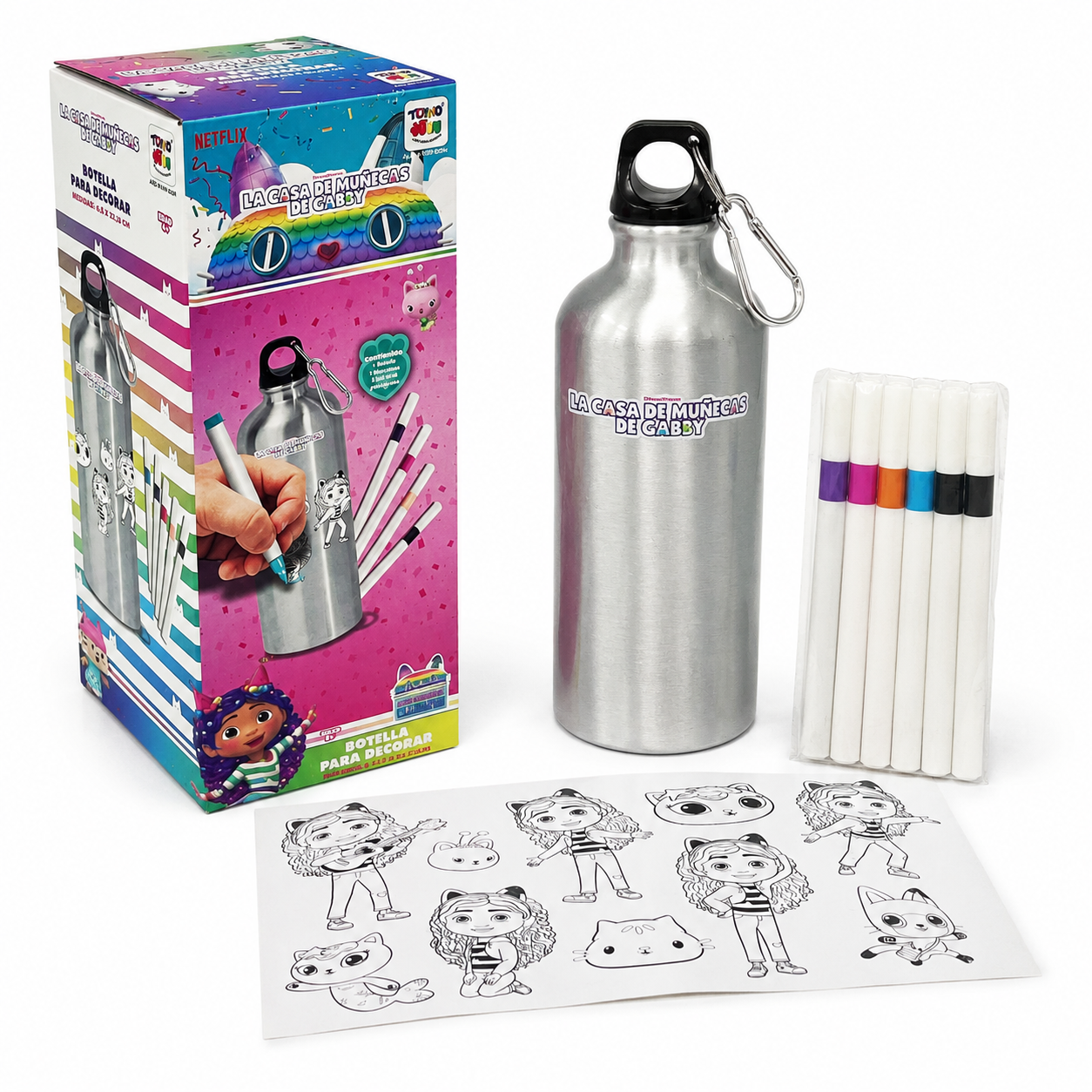 Botella Para Decorar - Gabby's Dollhouse-0