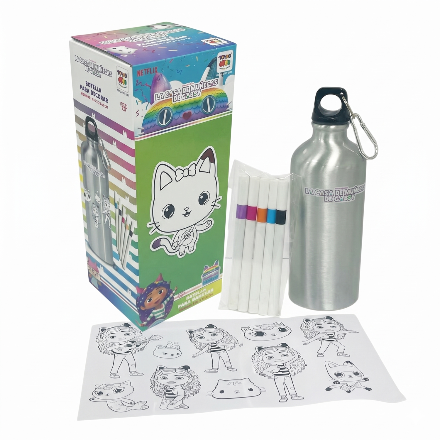 Botella Para Decorar - Gabby's Dollhouse-1
