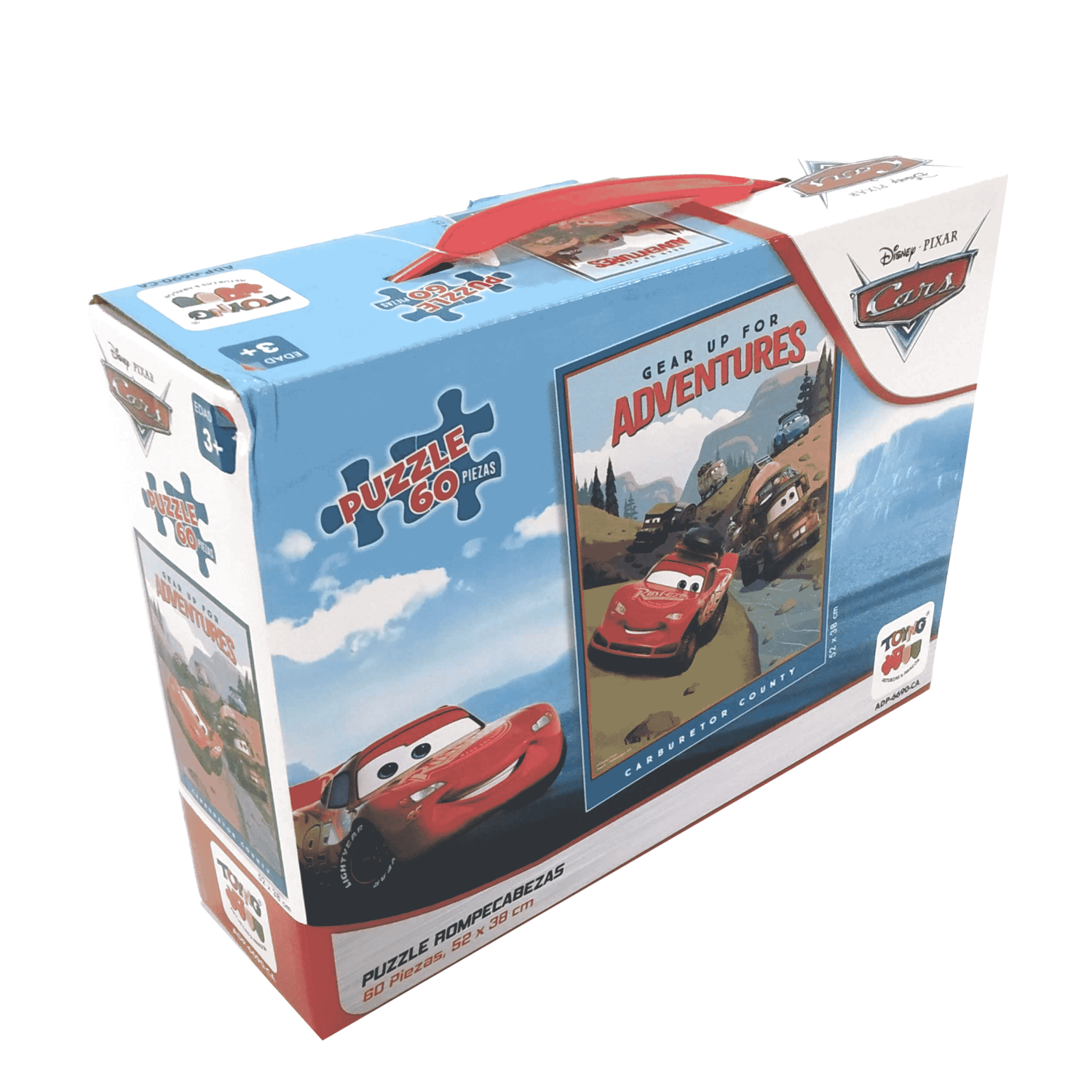 Puzzle 60 Piezas de Cars Maleta - Cars-1