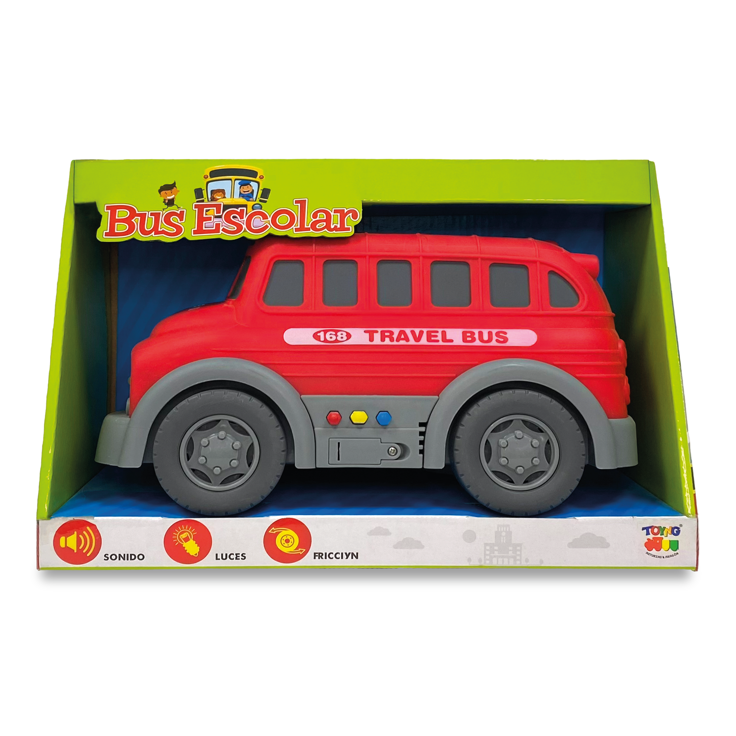 Juguete Bus Escolar Rojo - Toyng-4