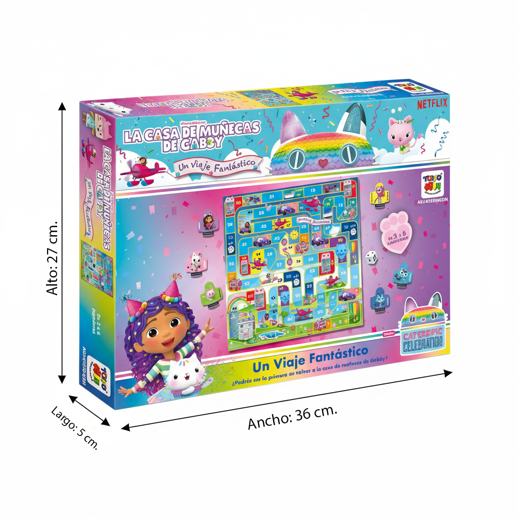 Juego de Mesa Viaje Fantástico - Gabby-7