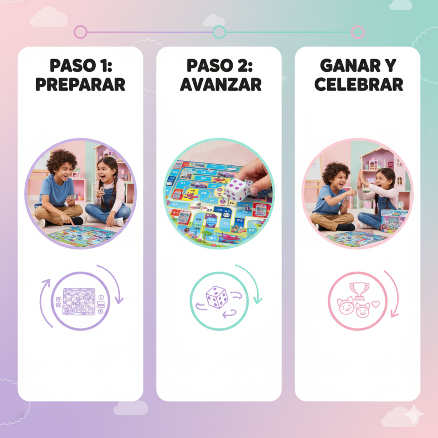 Juego de Mesa Viaje Fantástico - Gabby-5