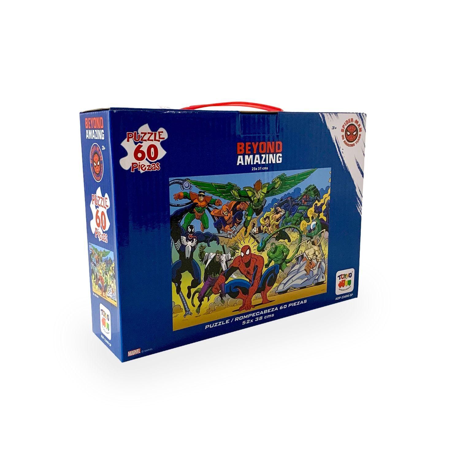 Puzzle Mod Maleta 60 Piezas - Spiderman-4