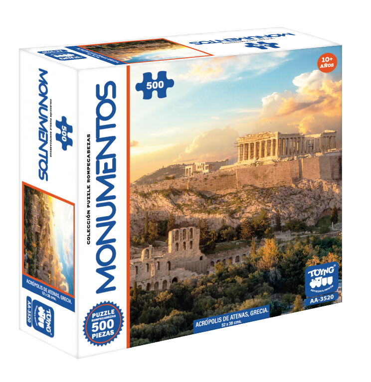 Puzzle 500 Acrópolis De Atenas - Toyng-0