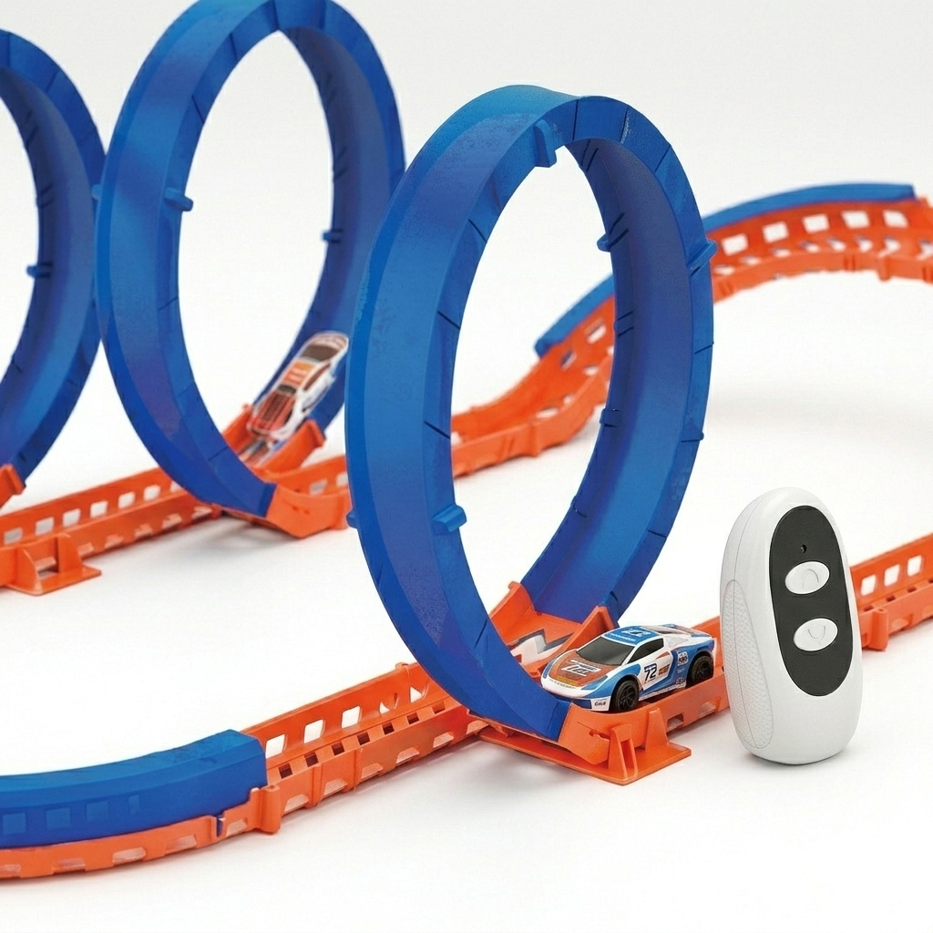 Juguete Pista De Autos De 58 Piezas Con Control  - Toyng-5