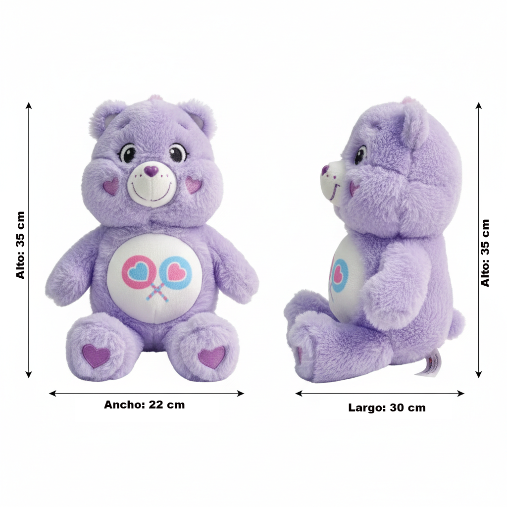 Peluche Generosita Morado 35 Cm - Ositos Cariñositos-4
