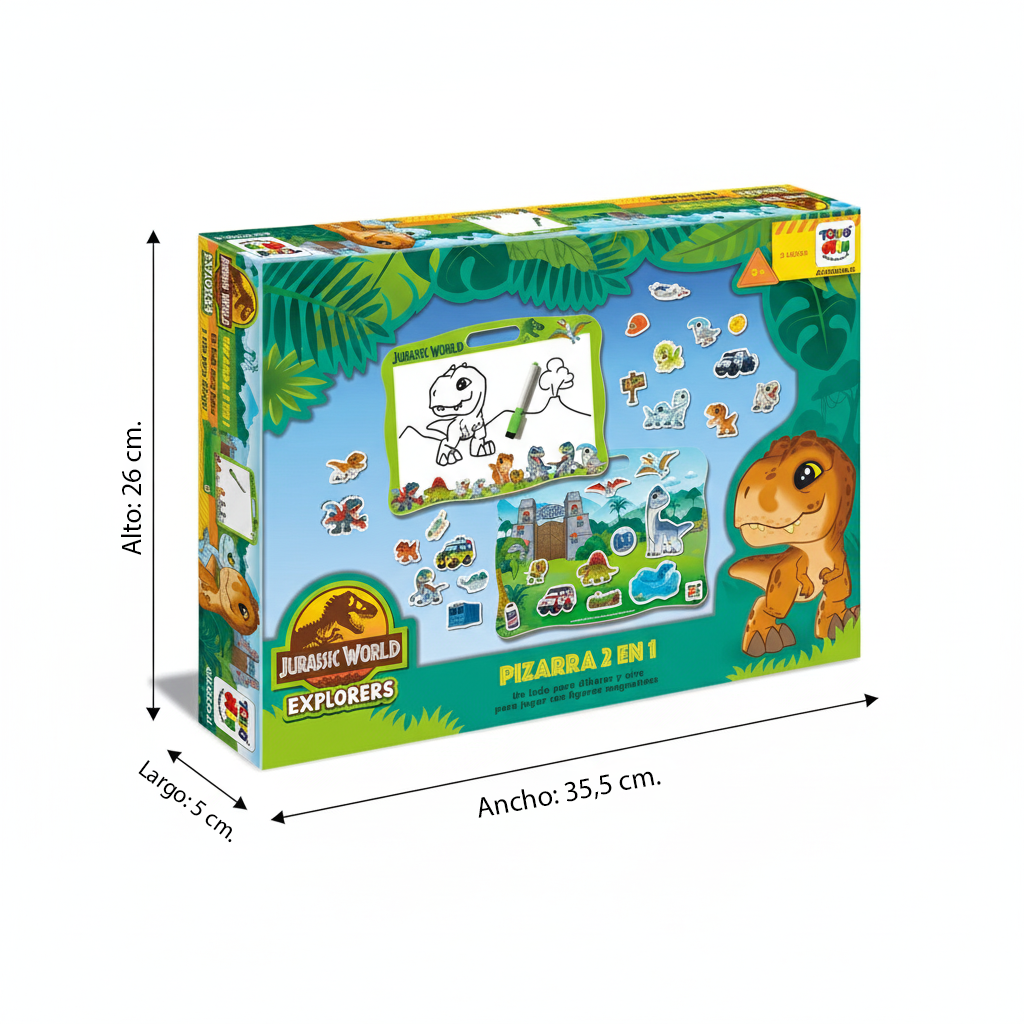 Pizarra 2 En 1 - Jurassic Explorer-4