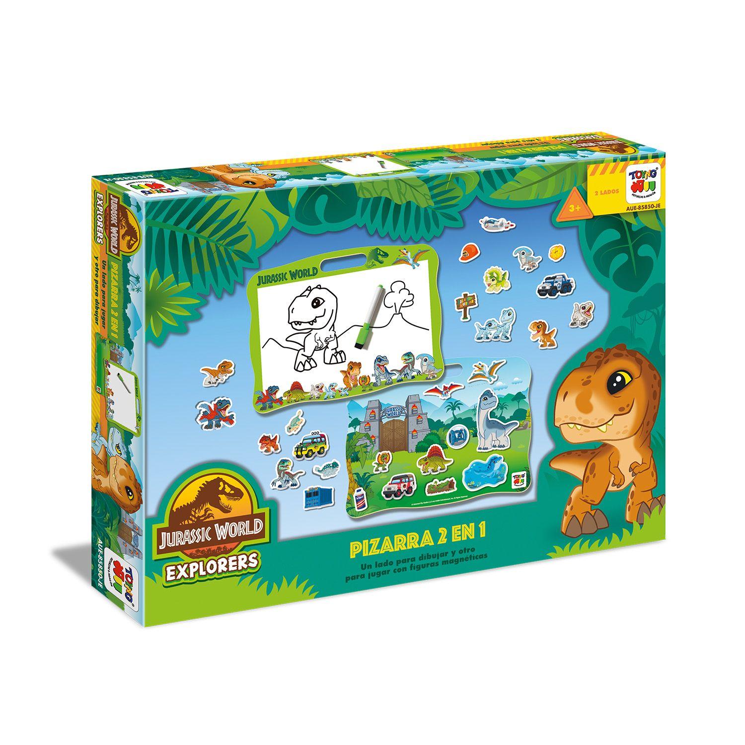 Juego Educativo Pizarra 2 En 1 - Jurassic-5
