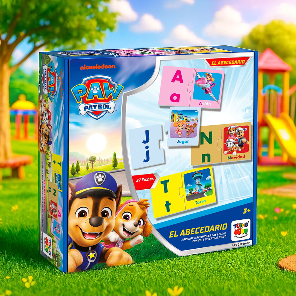 Juego de Mesa Abecedario - Paw Patrol-3