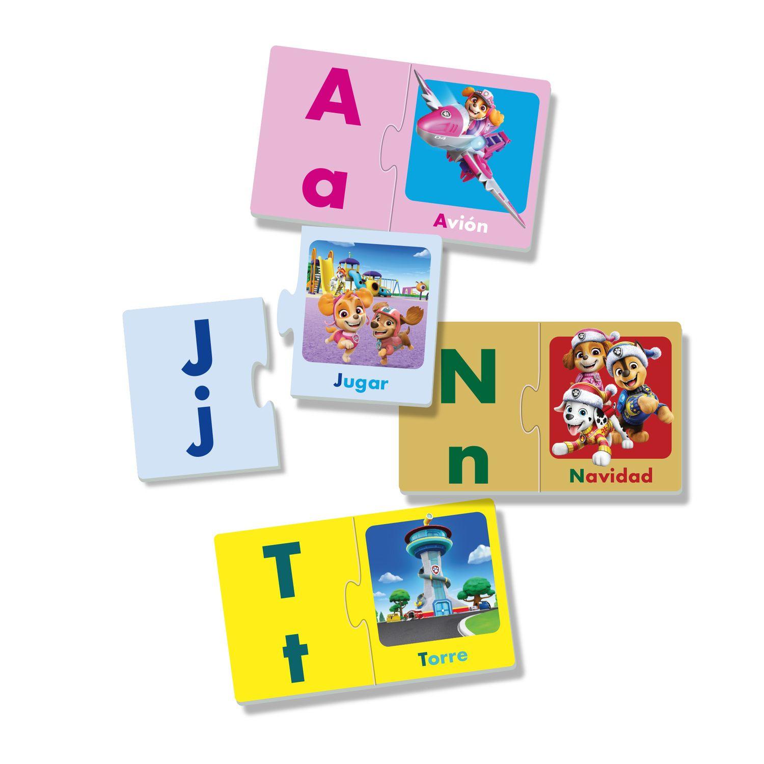 Juego de Mesa Abecedario - Paw Patrol-2