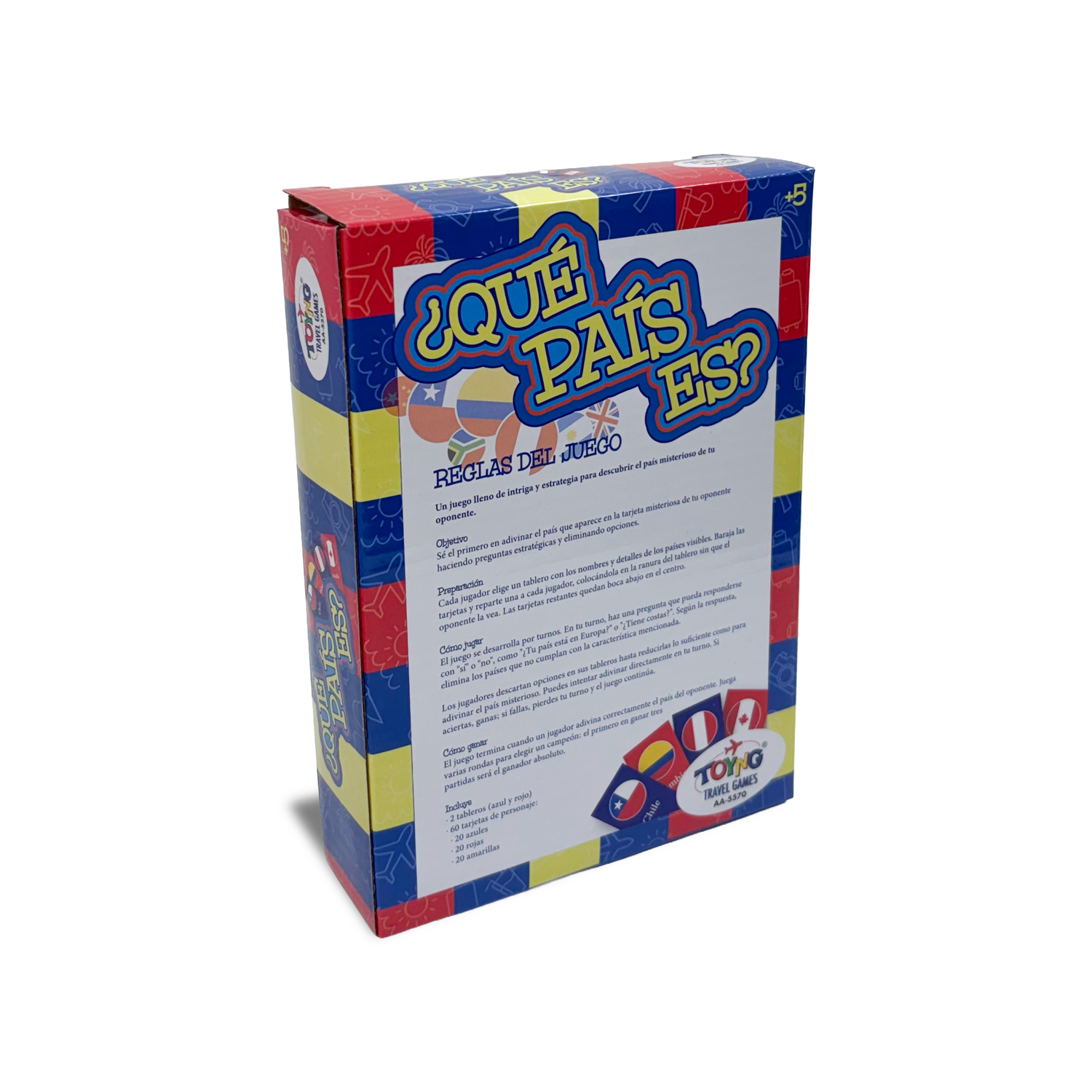 Juego de Mesa Travel Game ¿Qué País es? – Toyng-3