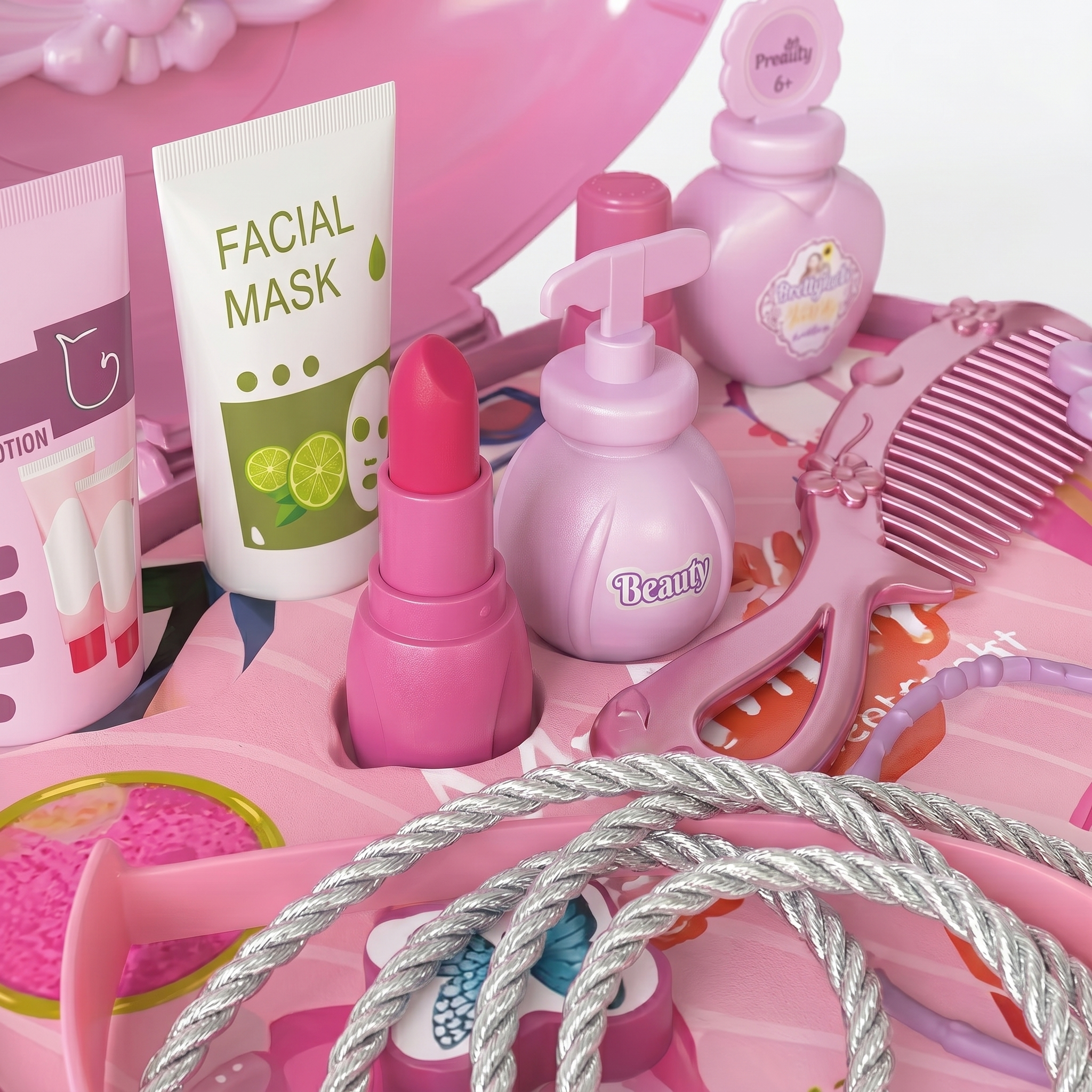 Cartera Infantil de Gata + Accesorios de Belleza – Toyng-3