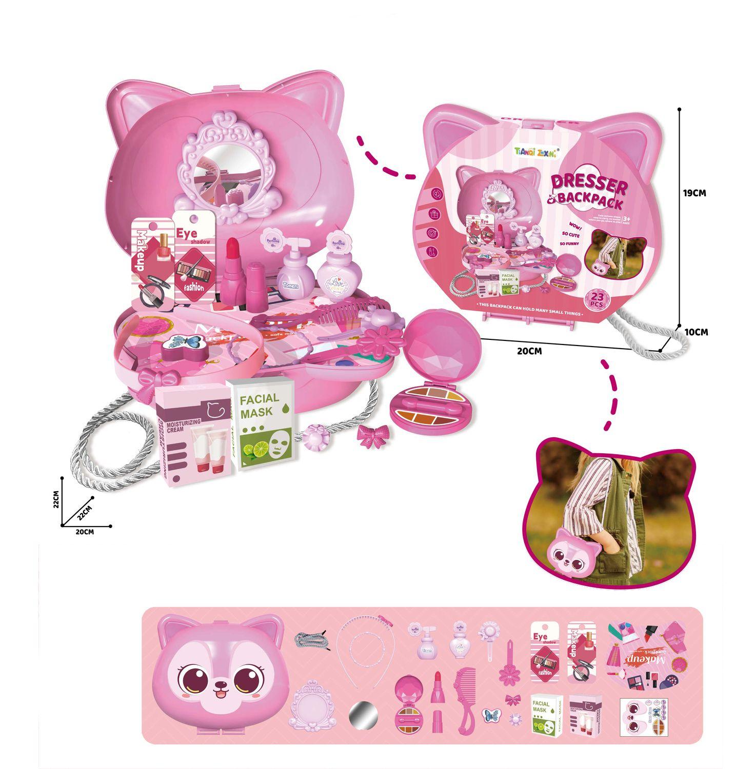 Cartera Infantil de Gata + Accesorios de Belleza – Toyng-4