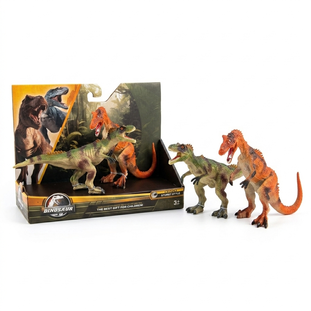 Juguete Set 2 Dinosaurios - Toyng-0