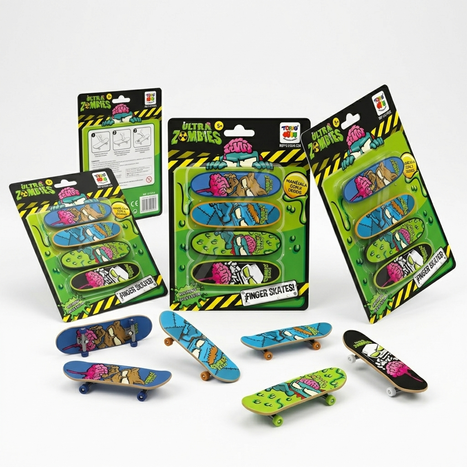 Pack x24 Blister Finger Skate Ultra Zombies-2