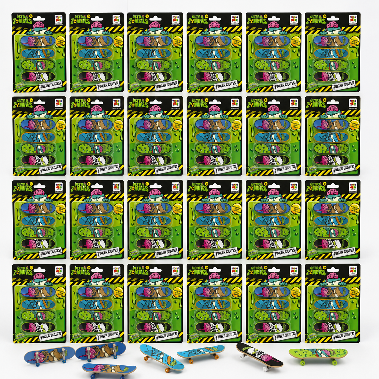 Pack x24 Blister Finger Skate Ultra Zombies-5