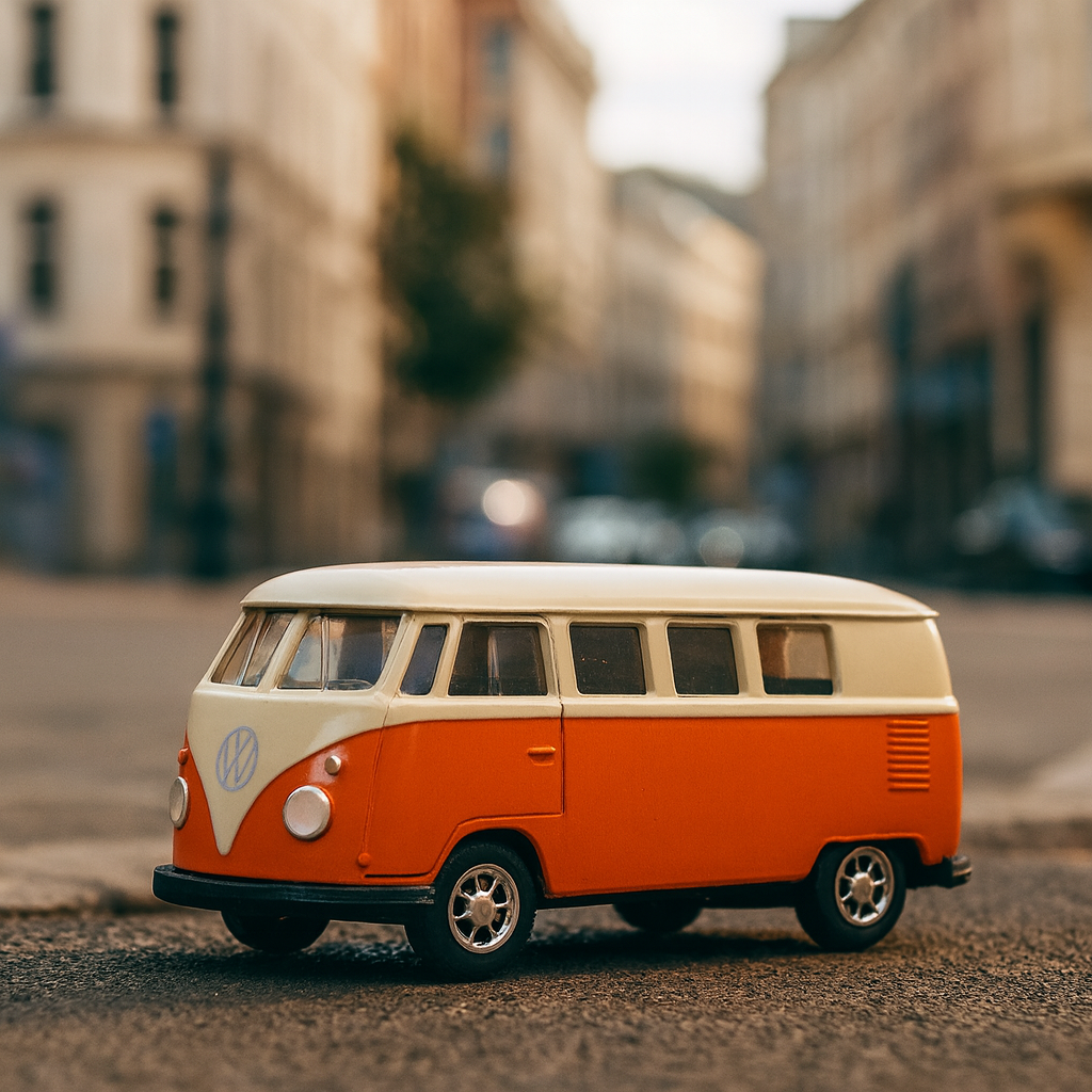 Suv Volkswagen T1 Bus - Welly Escala 1:60-2