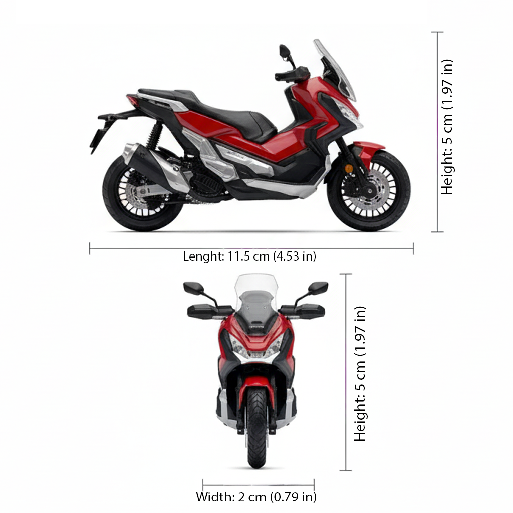 Moto Honda X-Adv 2018 Escala 1:18 - Welly-5