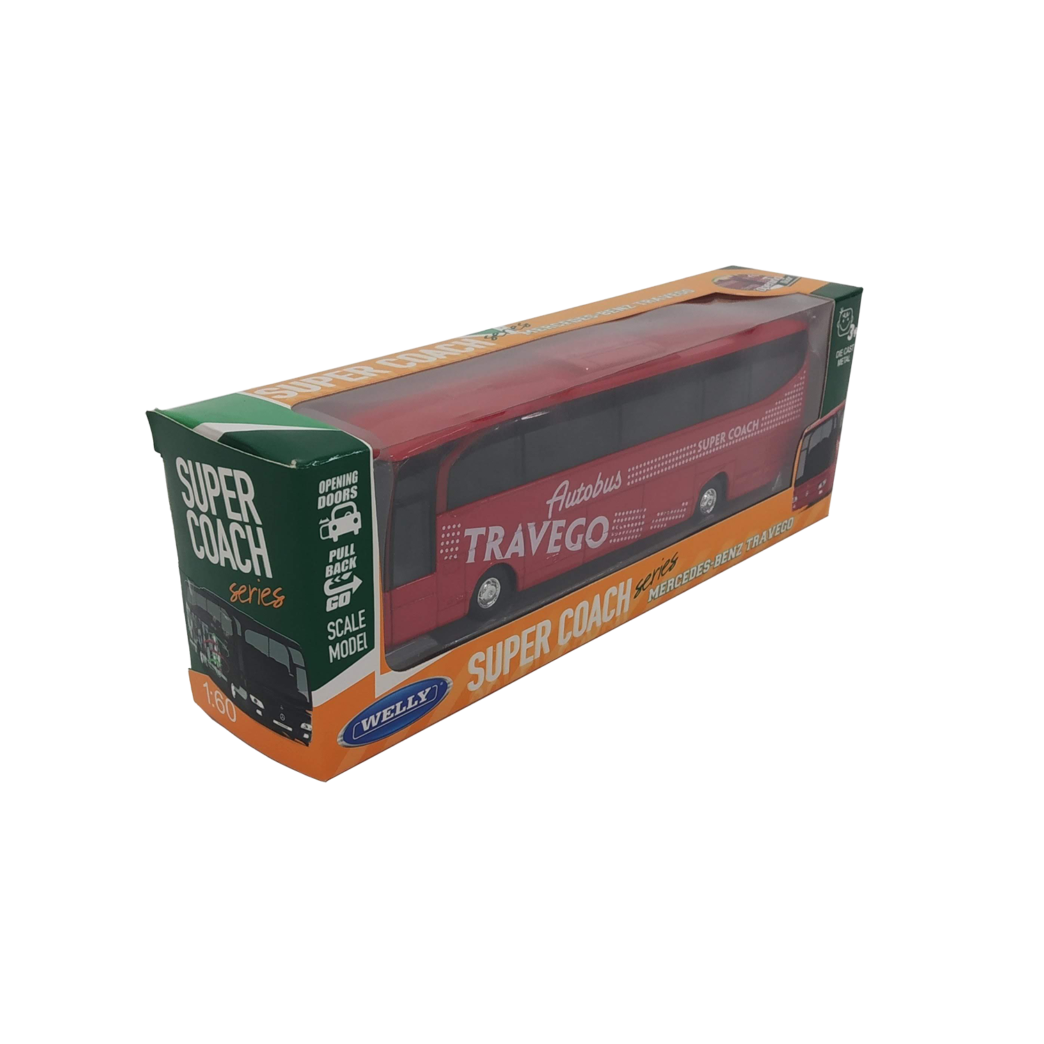 Bus Mercedes Benz Travego 1:64 - Welly-3