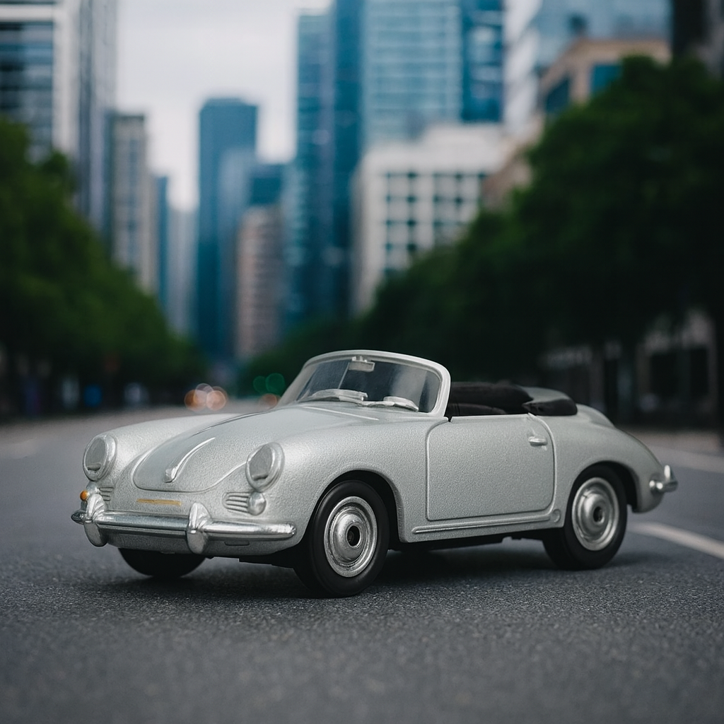 Auto Porsche 356B Escala 1:60 - Welly-4