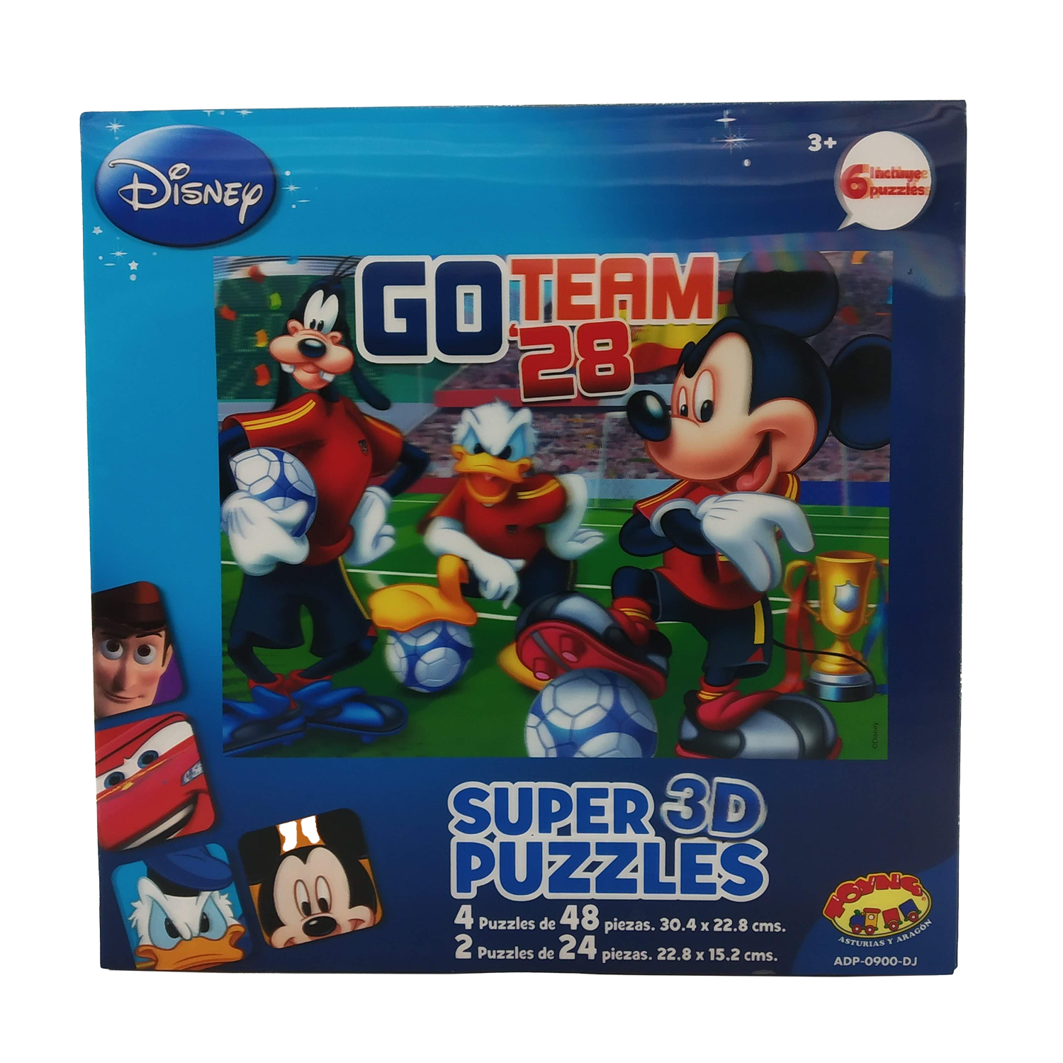 Puzzle 3D 6 En 1 Niños-0