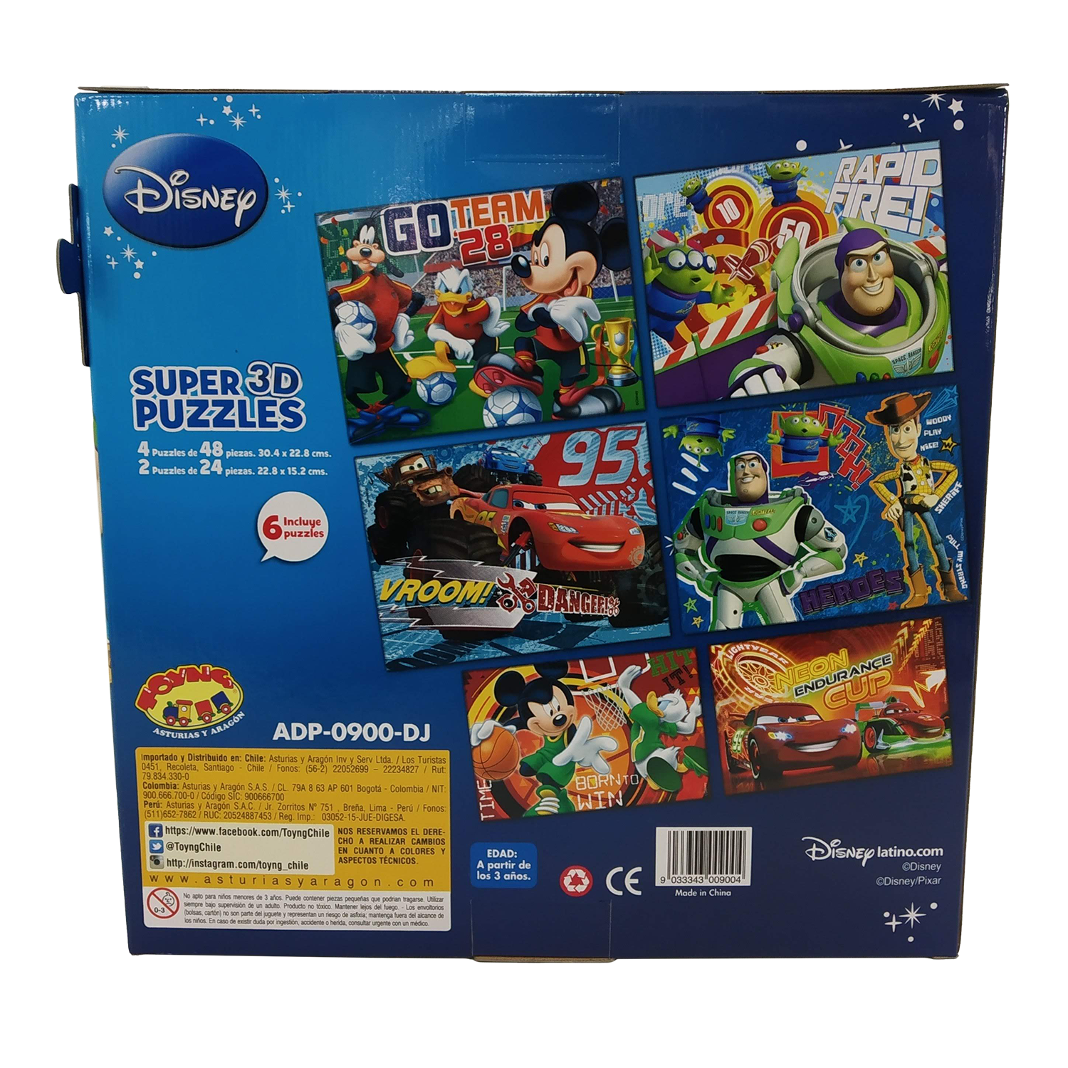 Puzzle 3D 6 En 1 Niños-2