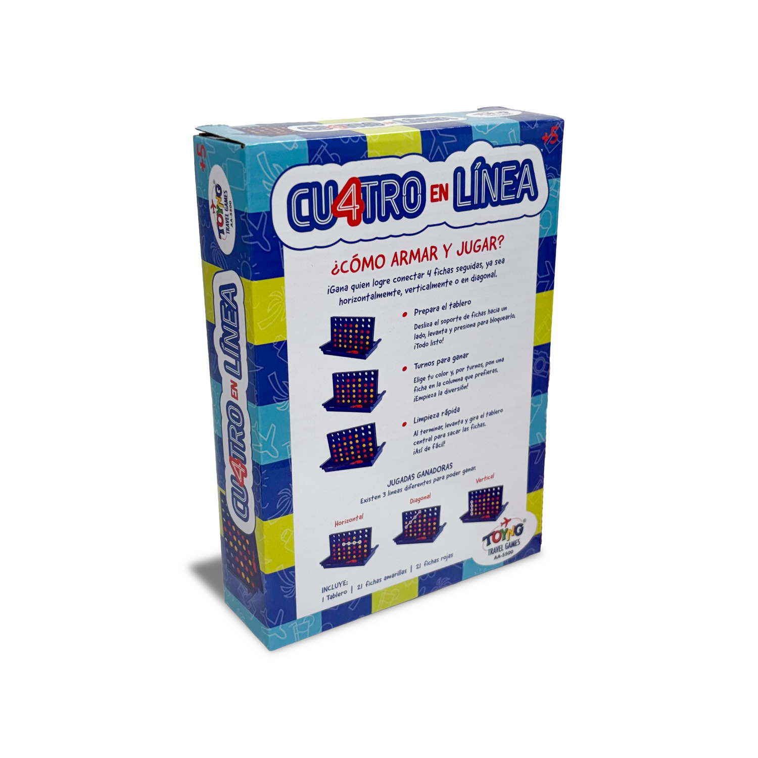 Juego de Mesa Travel Game 4 línea – Toyng-3