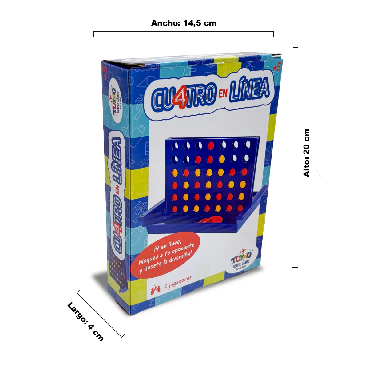 Juego de Mesa Travel Game 4 línea – Toyng-5