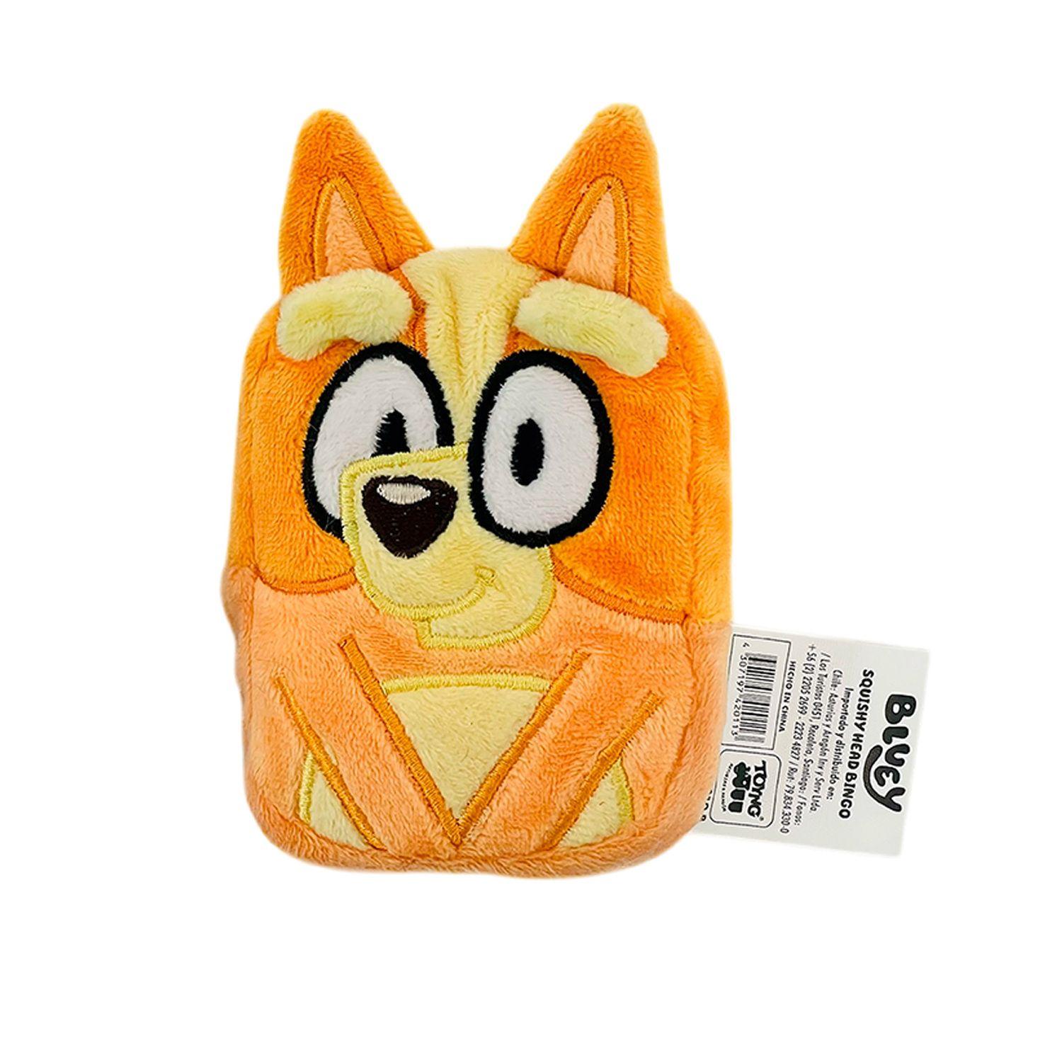 Peluche Squishy Head Bingo - Bluey-2
