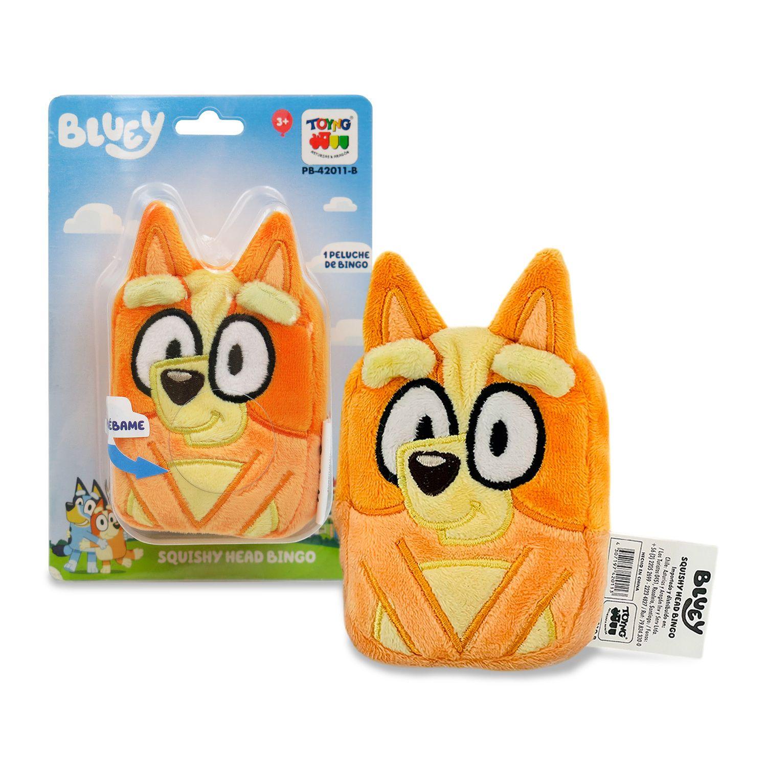 Peluche Squishy Head Bingo - Bluey-2