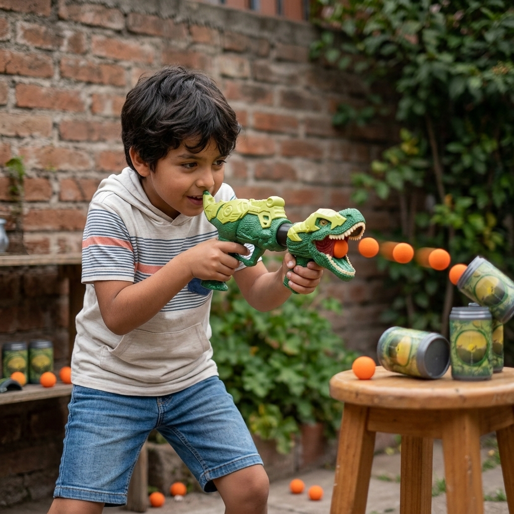 Lanzador De Dinosaurio 12 Bolas - Toyng - Toyng-5