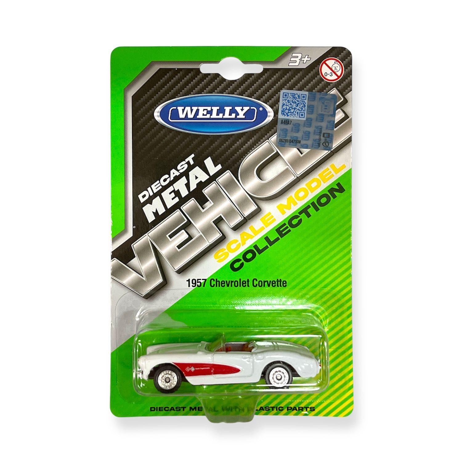 Auto Chevrolet Corvette 1957 Escala 1:60 - Welly-2