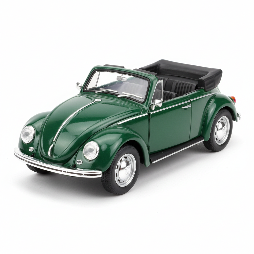 Auto Volkwagen Beetle (Convertible) - Welly Escala 1:60-3