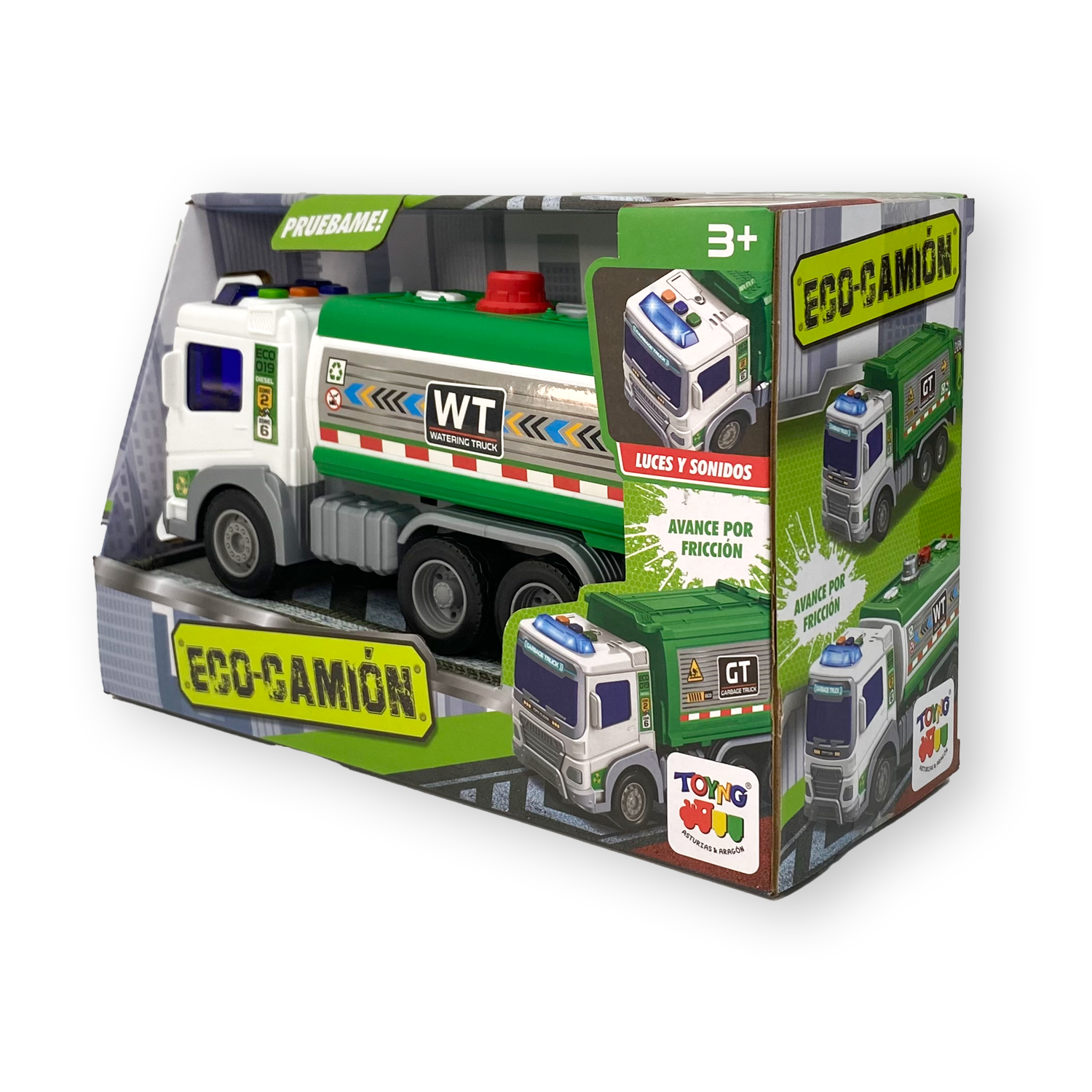 Camión Eco con Tanque de Agua y Luces y Sonidos - Toyng-2