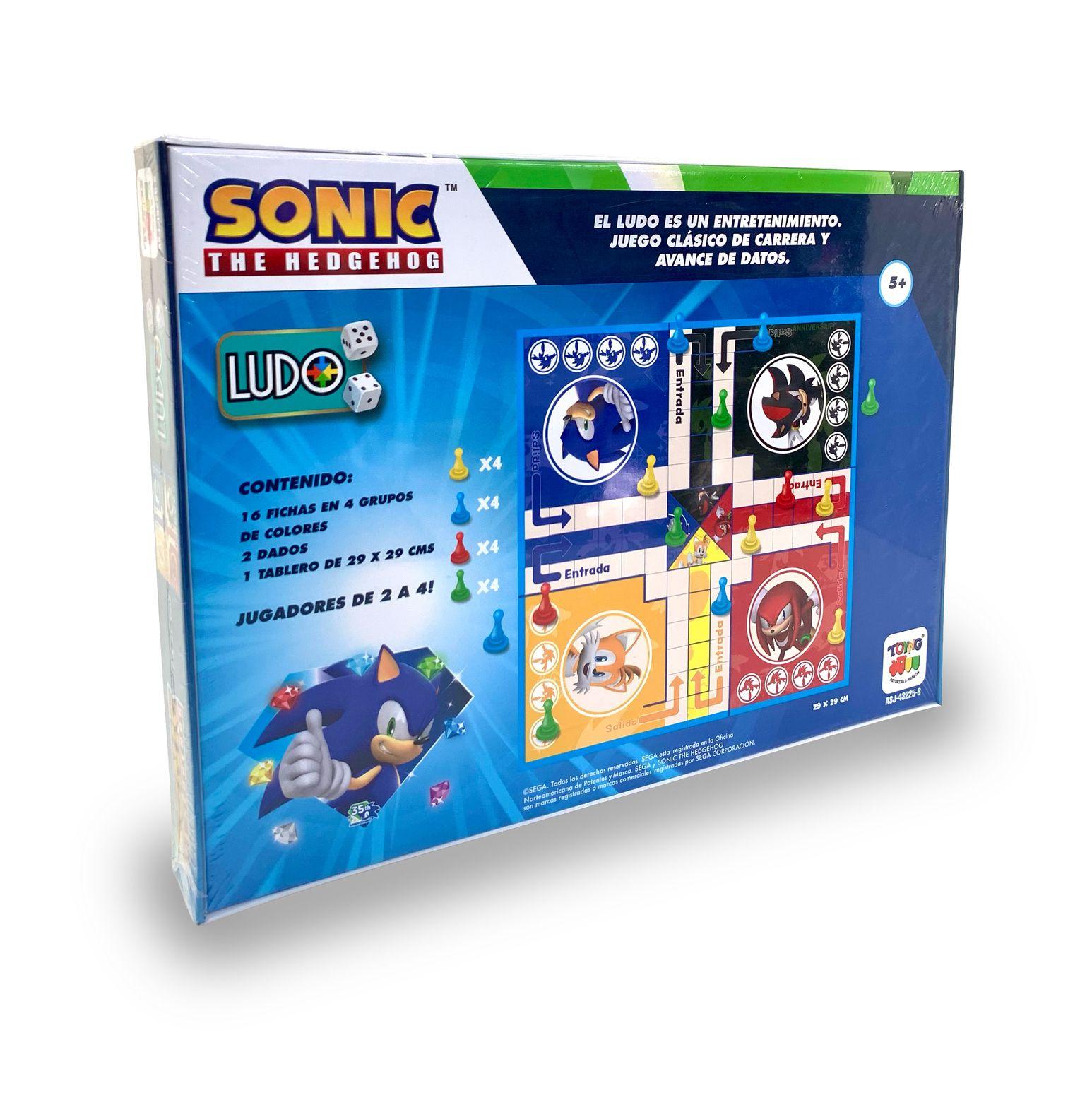 Juego de Mesa Ludo Clásico 2 a 4 Jugadores - Sonic-2