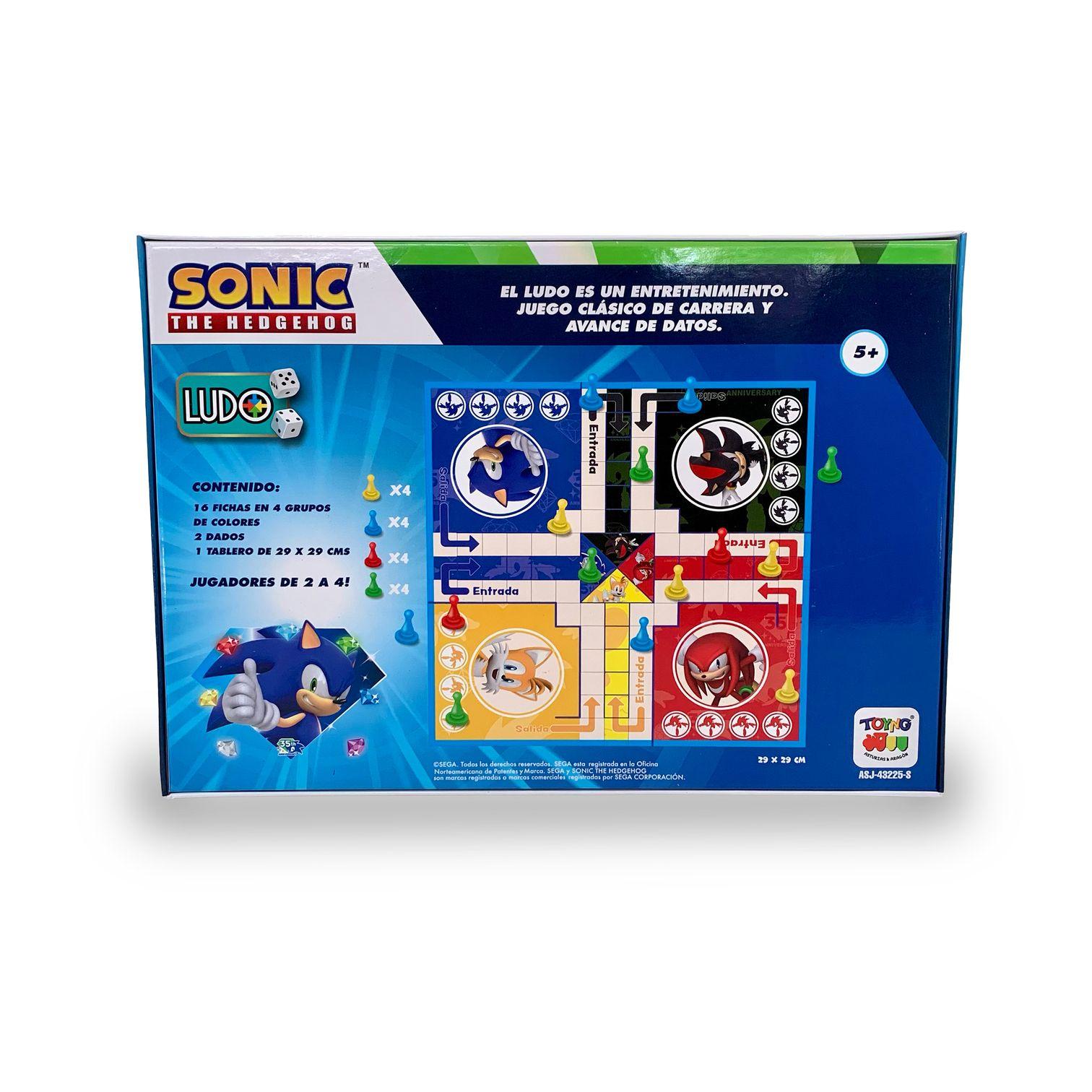 Juego de Mesa Ludo Clásico 2 a 4 Jugadores - Sonic-4
