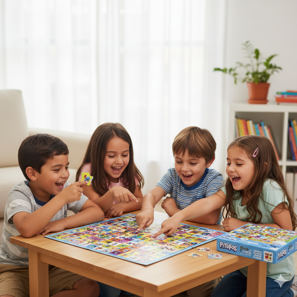 Juego de Mesa Ojos De Lince Pitufos - Los Pitufos-6