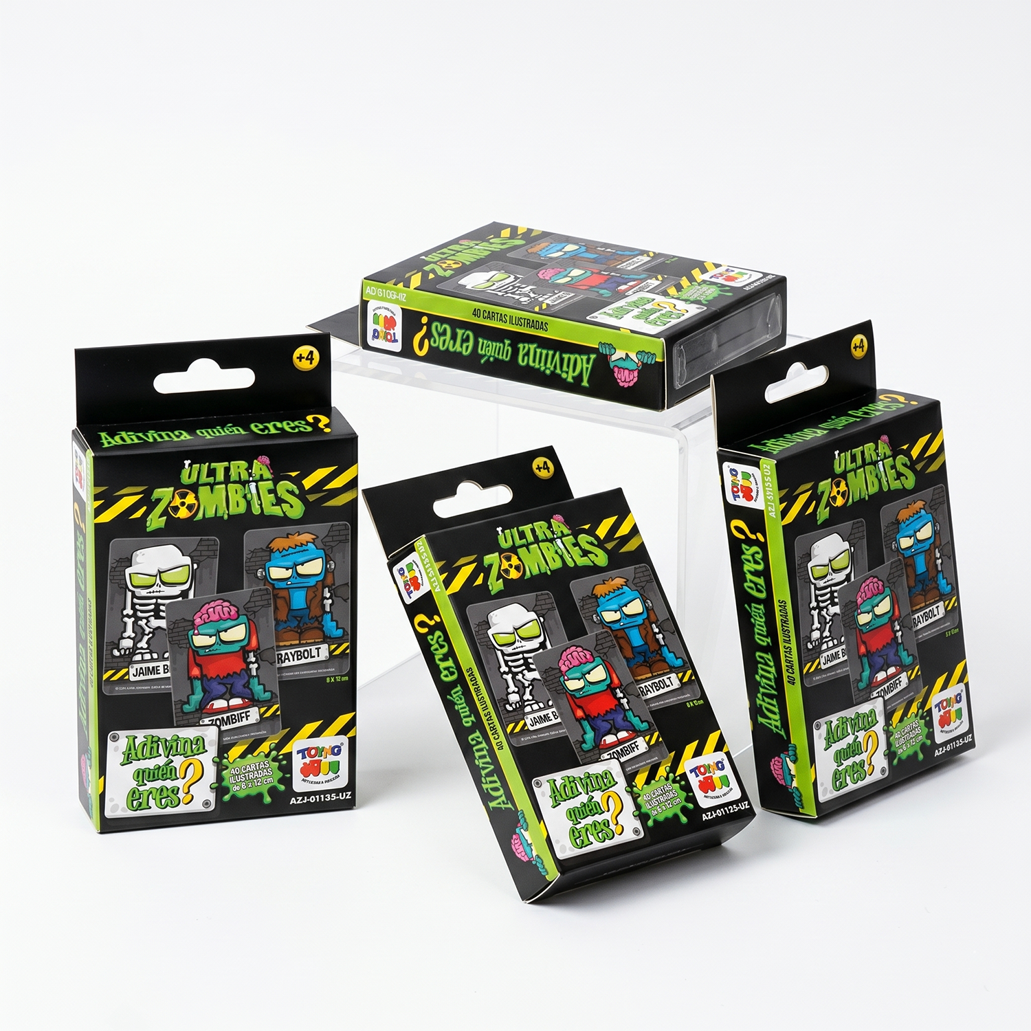 Pack 12 Flash Cards Adivina Quién Eres Ultra Zombies-4