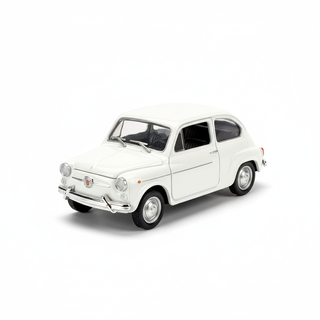 Auto Fiat 600 - Welly Escala 1:60-2