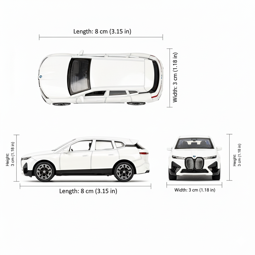 Auto BMW IX Escala 1:60 - Welly-3