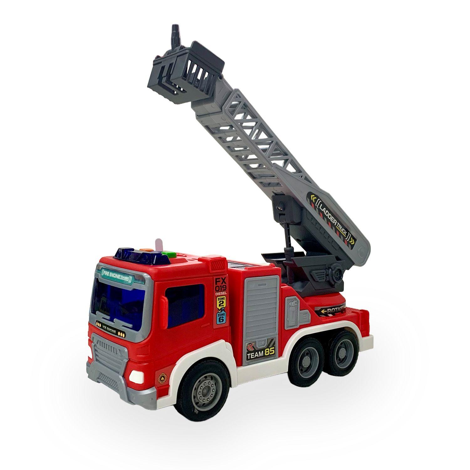 Juguete Camión Bomberos Escalera Gris - Toyng-4