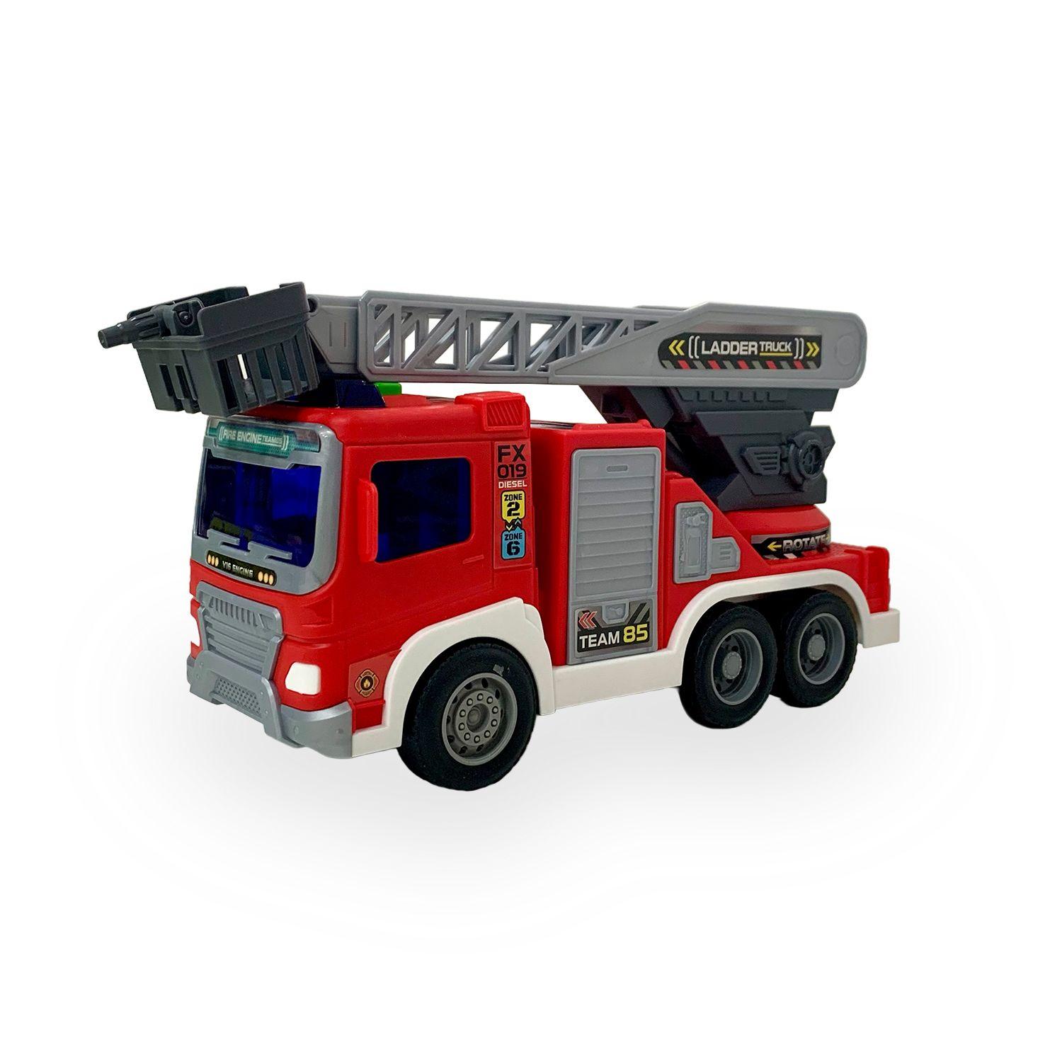 Juguete Camión Bomberos Escalera Gris - Toyng-5