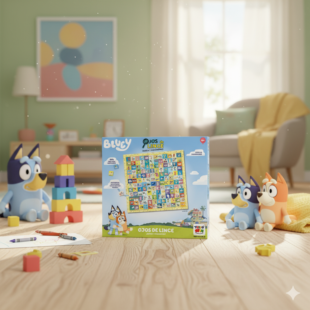 Juego de Mesa Ojos De Lince - Bluey-3