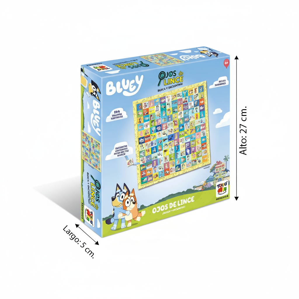 Juego de Mesa Ojos De Lince - Bluey-6
