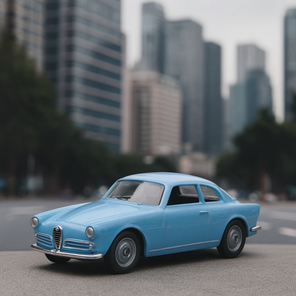 Auto Alfa Romeo Giulietta 1954 - Welly Escala 1:60-2