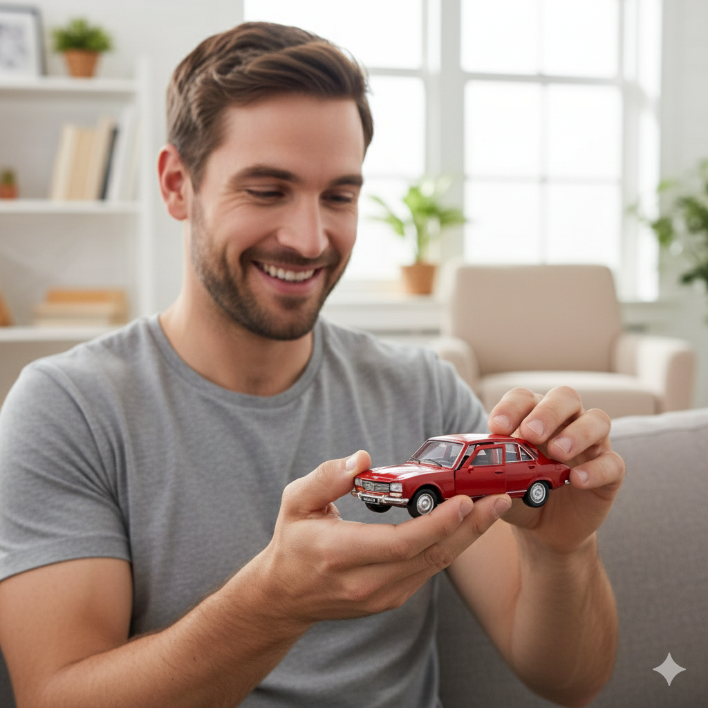 Auto Peugeot 504 1975 Escala 1:34:39 - Welly-5