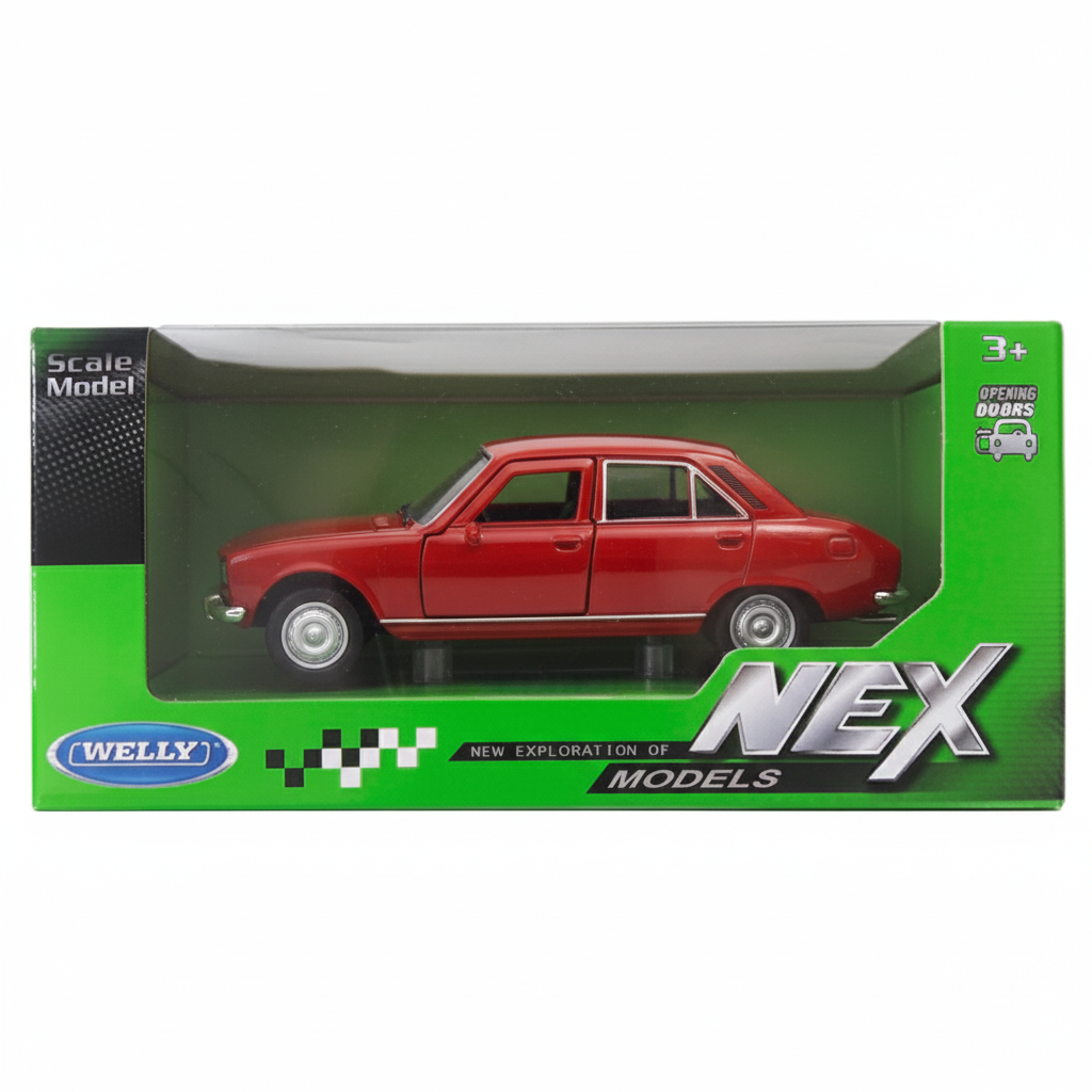 Auto Peugeot 504 1975 Escala 1:34:39 - Welly-3