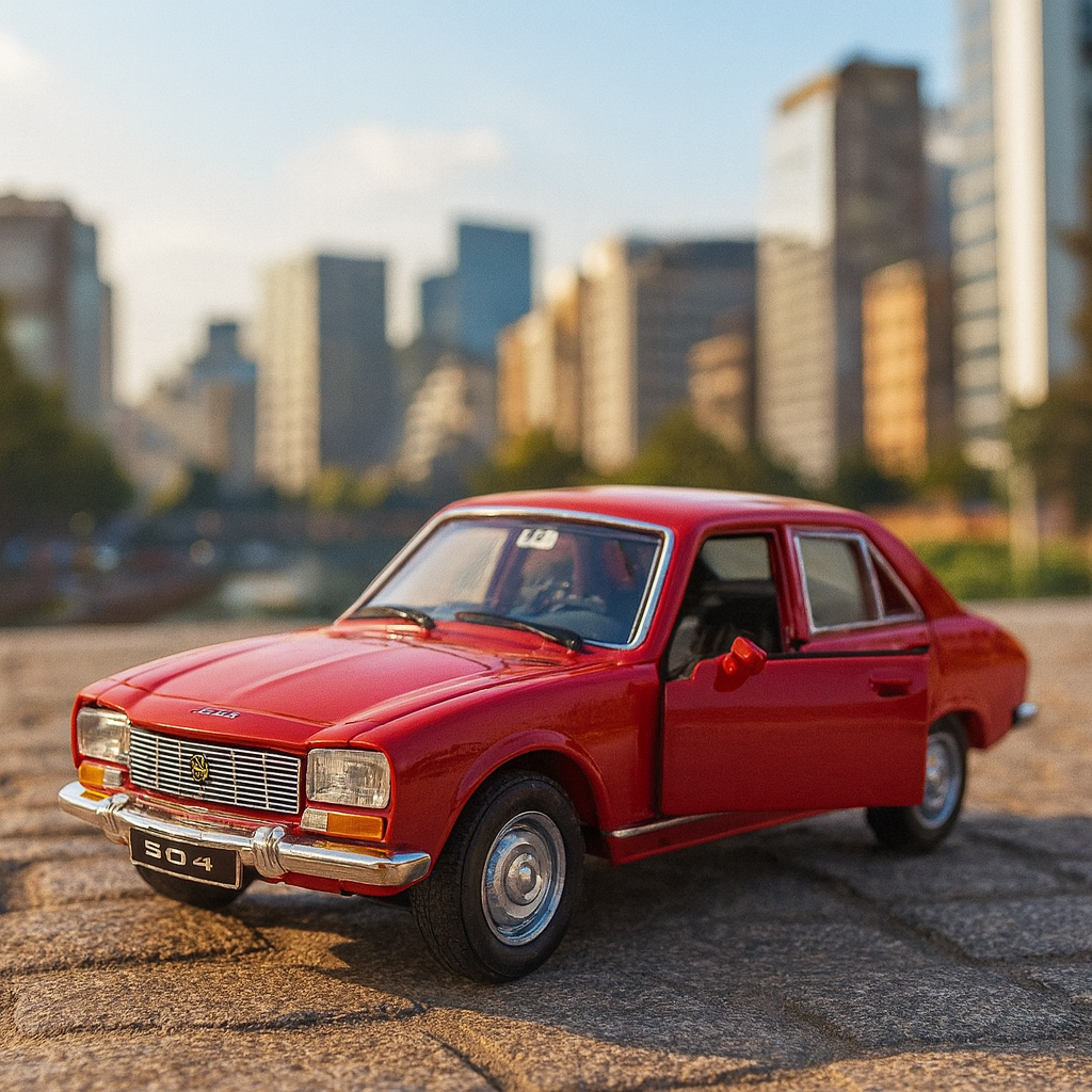 Auto Peugeot 504 1975 Escala 1:34:39 - Welly-2