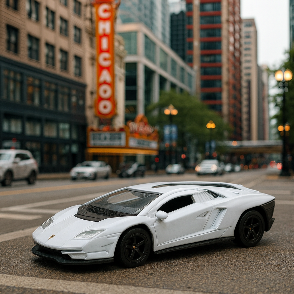 Auto Lamborghini Countach Lpi-800-4 - Welly Escala 1:60-2