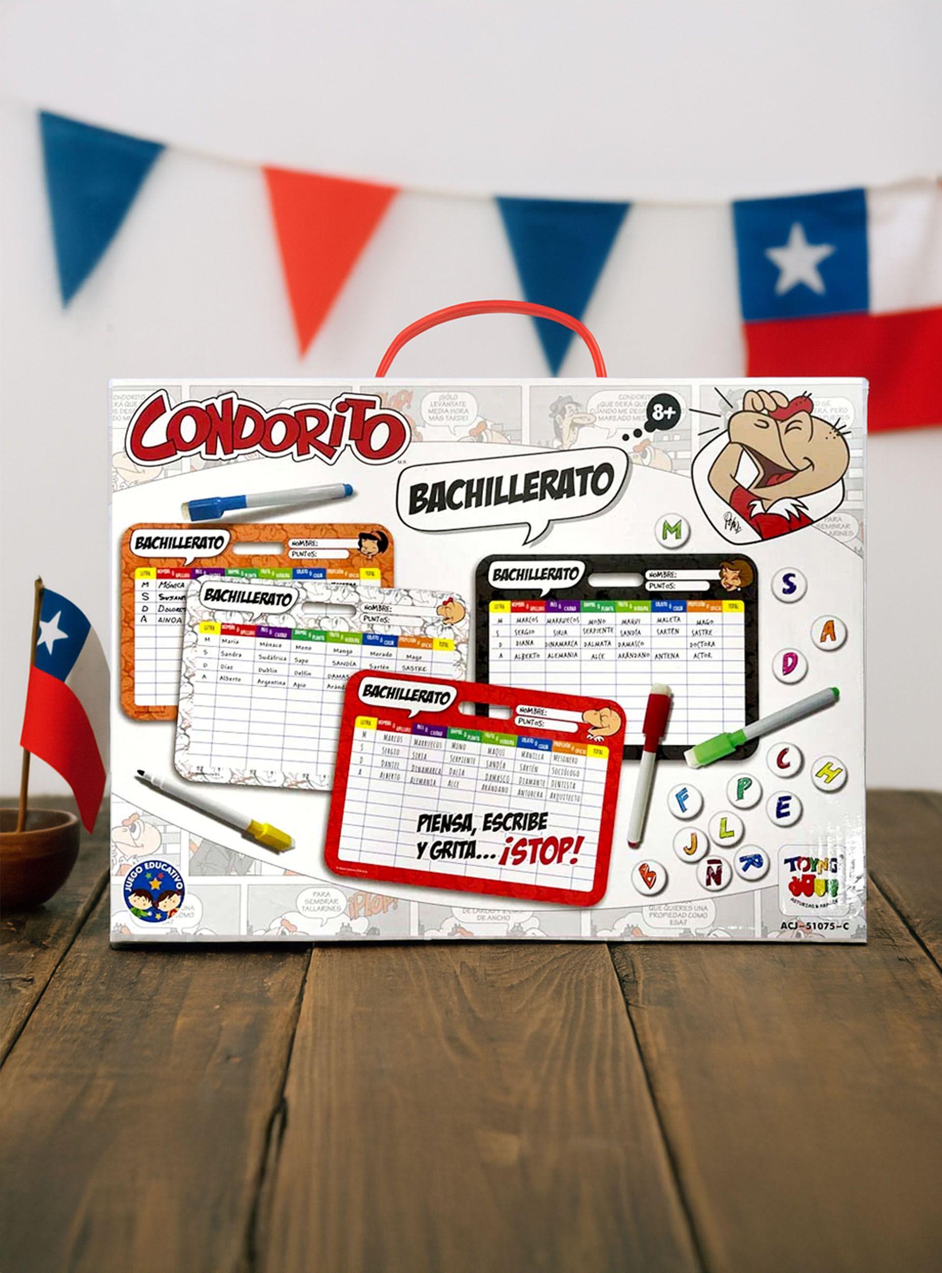 Juego de Mesa Bachillerato Stop - Condorito-2